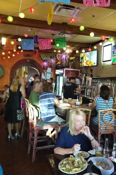 Mexican Restaurant bar seating