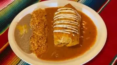 burritos menu Mexican restaurant